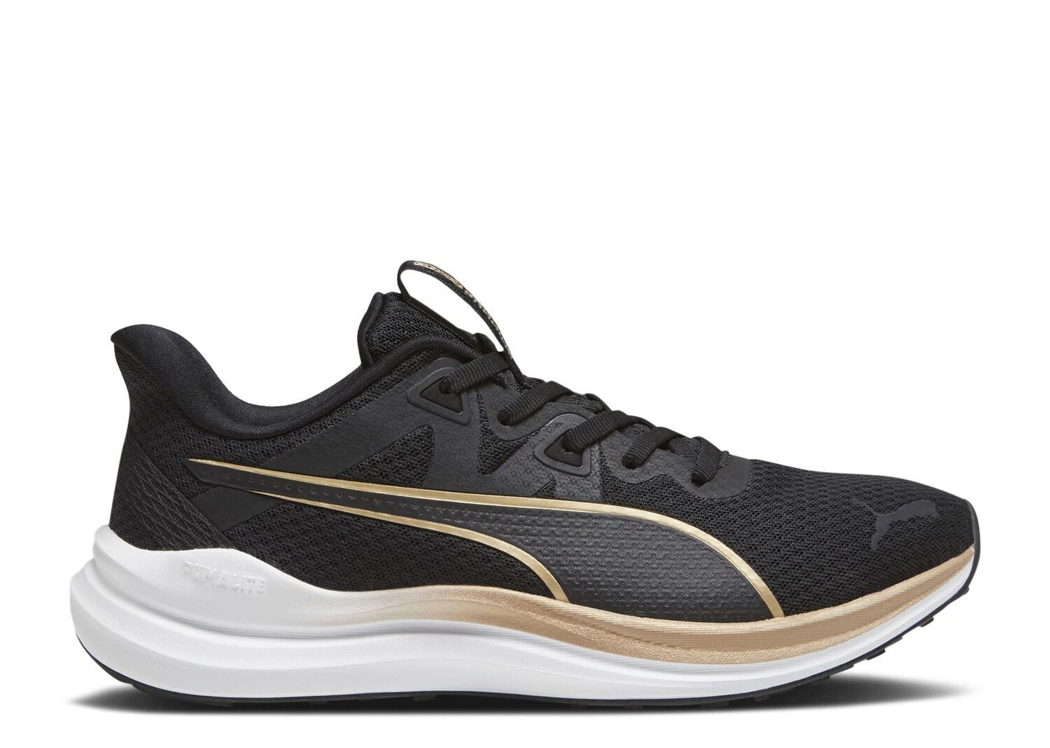 

Кроссовки Puma Reflect Lite 'Molten Metal - Black Team Gold', черный