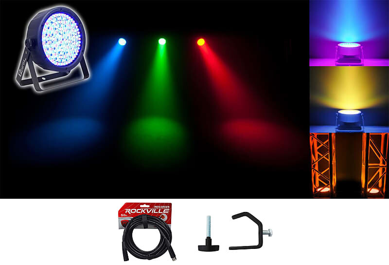 

Светильник Chauvet EZPAR64RGBABLK+LC70+RDX3M25