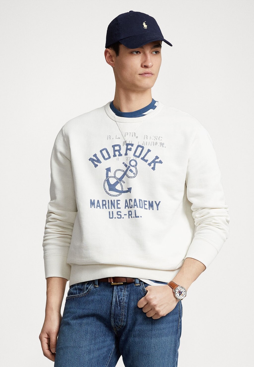 

Толстовка Polo Ralph Lauren Long Sleeve, невис, Серый