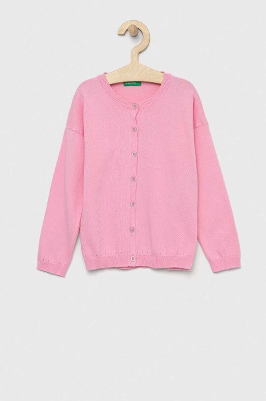 

Детский кардиган United Colors of Benetton, розовый