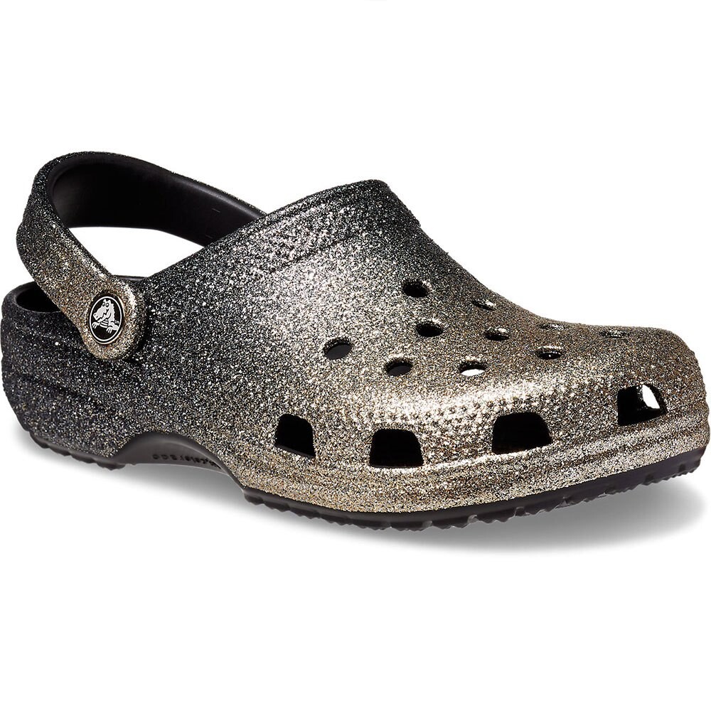 

Сабо Crocs Classic Ombre Glitter, золотой
