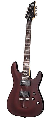 цена Электрогитара Schecter OMEN-6 6-String Electric Guitar, Walnut Satin, 2062