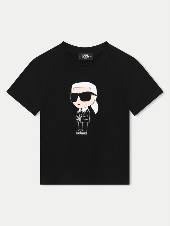 

Футболка стандартного кроя Karl Lagerfeld Kids, черный