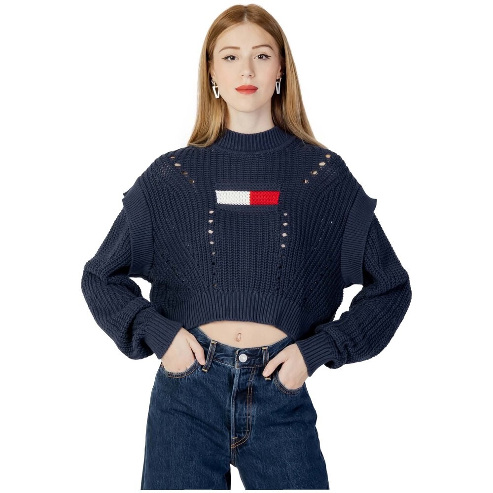 

Свитер Tommy Jeans Flag Stit Oversized, синий