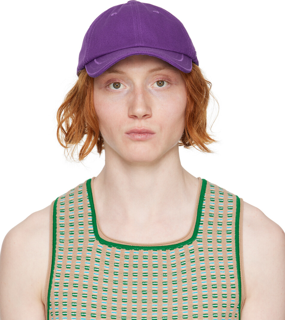 

Фиолетовая кепка Le Raphia 'La Casquette Jacquemus' Jacquemus