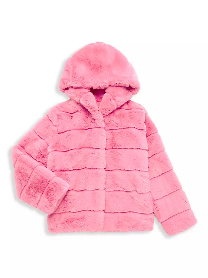 ure jean ice lolly Куртка Goldie из искусственного меха для маленьких девочек и девочек Apparis, цвет lolly pink