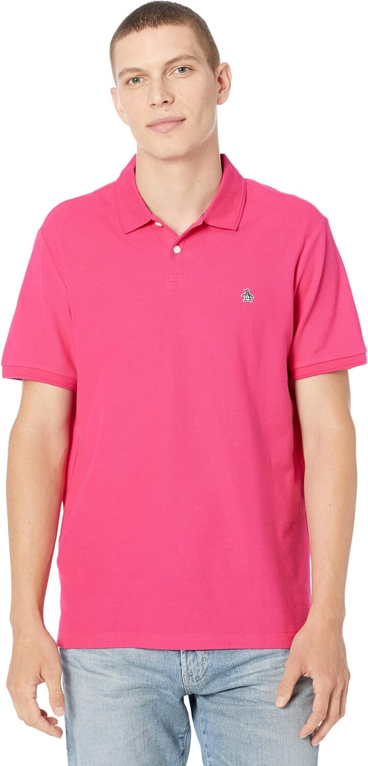 

Рубашка-поло Organic Daddy Polo Original Penguin, цвет Pink Peacock