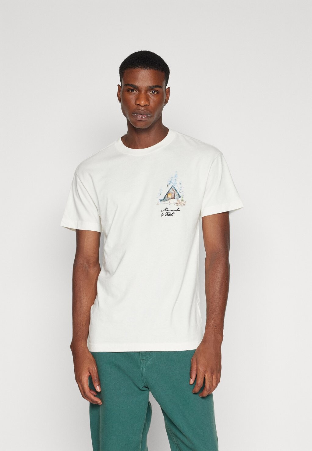 

Футболка с принтом Print Graphic Logo Tee Abercrombie & Fitch