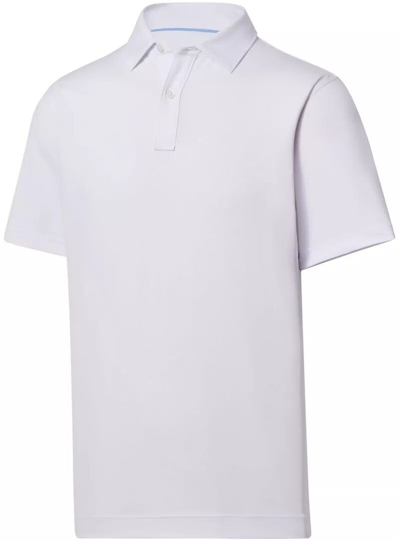 

Мужская однотонная рубашка для гольфа с планкой FootJoy Lisle, белый
