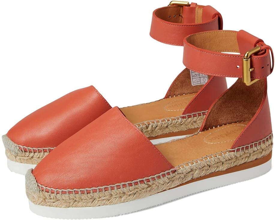 

Балетки See by Chloe Glyn Espadrille Sandal, цвет Light/Pastel Orange