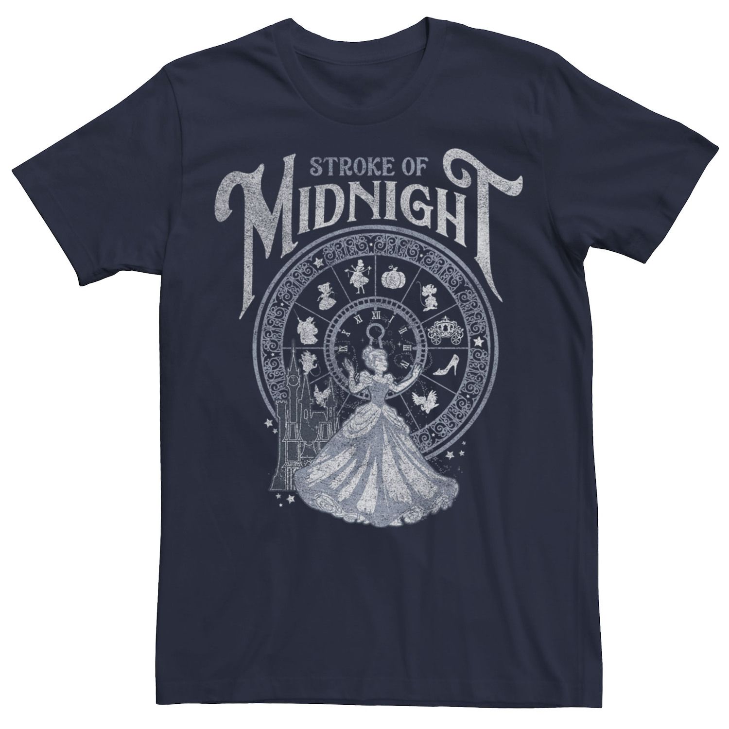 Мужская футболка Disney Cinderella The Stroke Of Midnight Licensed Character