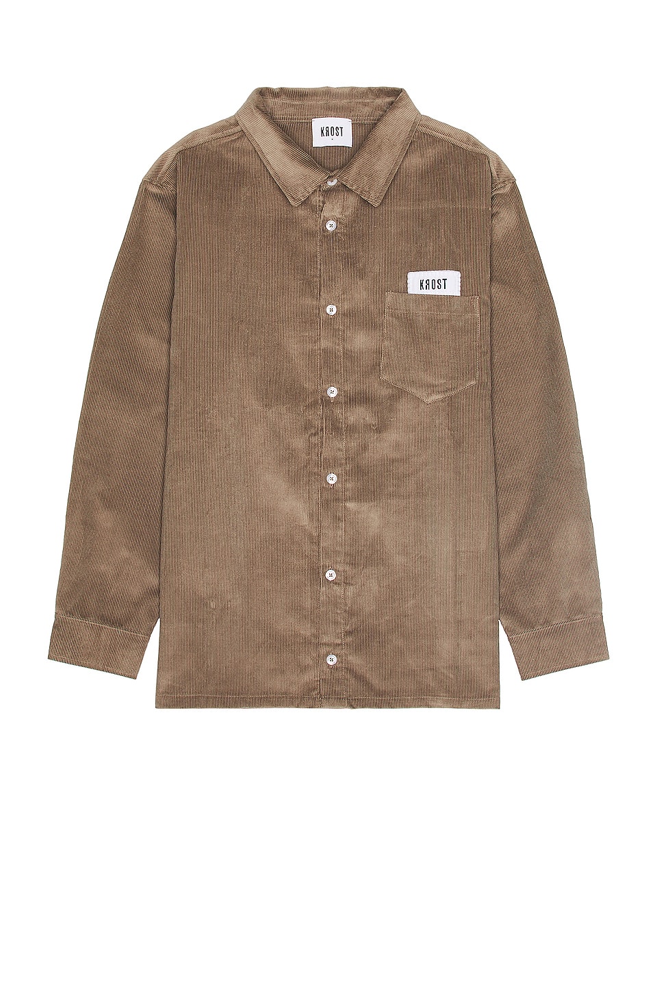 цена Рубашка KROST Corduroy Button Up, цвет Walnut