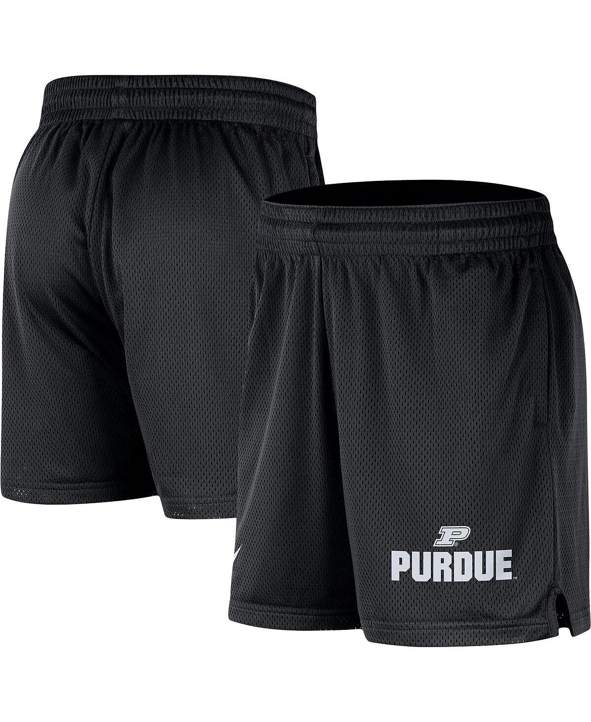 

Мужские черные спортивные шорты из сетки Purdue Boilermakers Nike