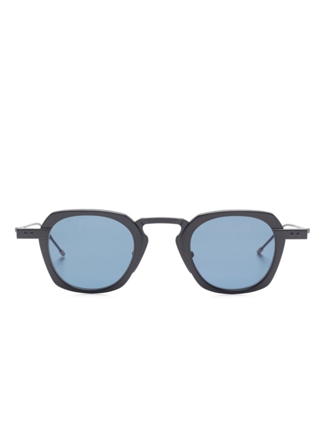 

Солнцезащитные очки в круглой оправе Thom Browne Eyewear, серый