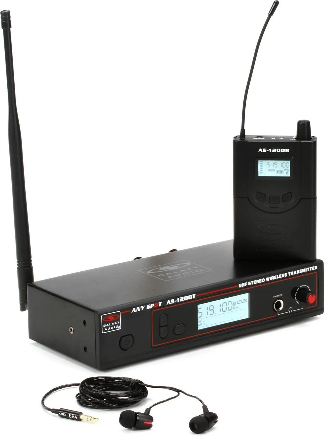 

Беспроводная внутриканальная персональная мониторная система Galaxy Audio AS-1200N — диапазон N