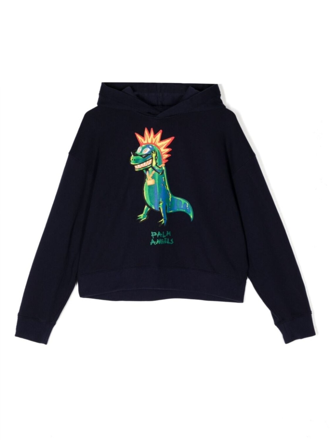 

Palm Angels Kids худи с логотипом, синий