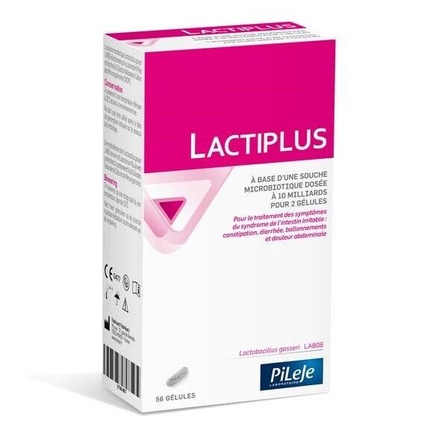 цена Lactibiane Lactiplus для поддержки пищеварения, 58 капсул - доставка по всему миру, Pileje