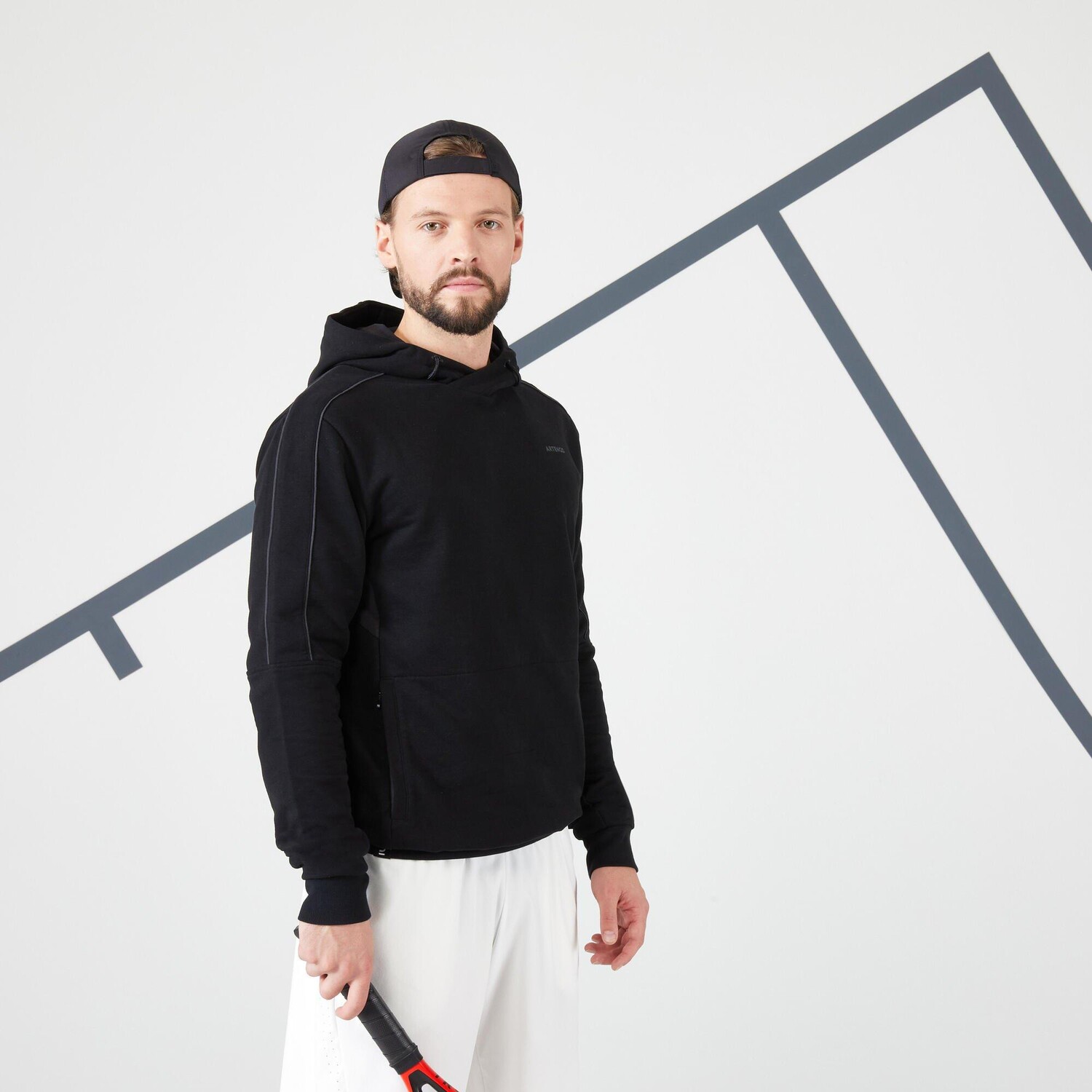 

Теннисная толстовка Decathlon Soft Artengo, черный