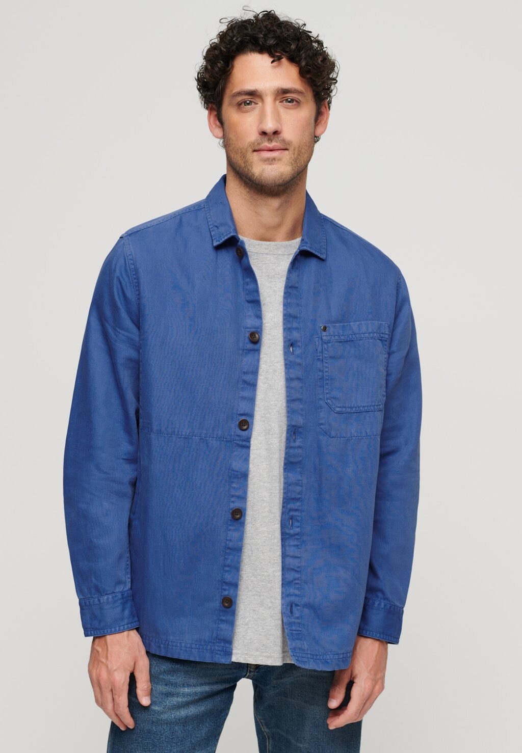 

Рубашка Superdry, темно-синий