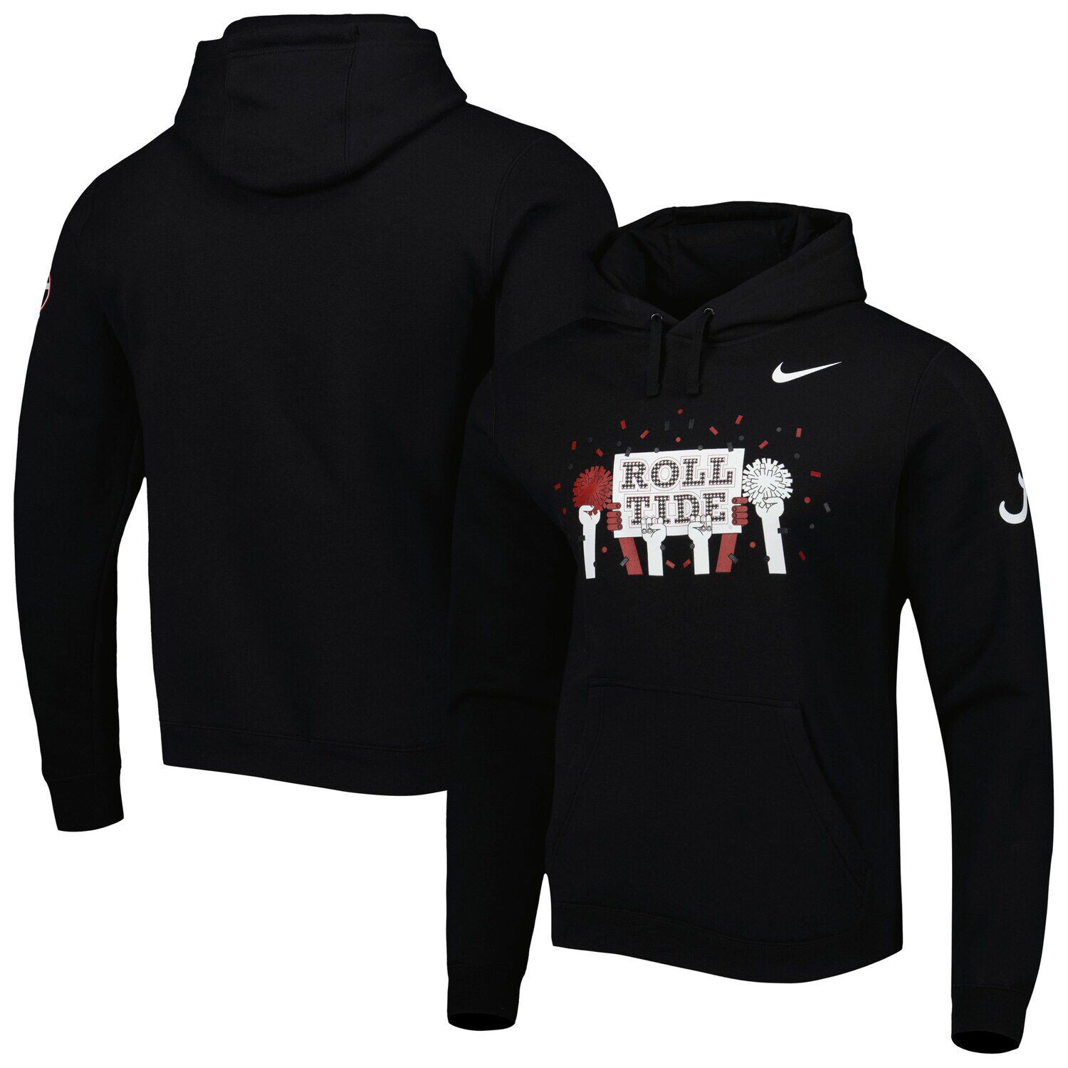 

Мужской черный пуловер с капюшоном Alabama Crimson Tide Traditions Nike