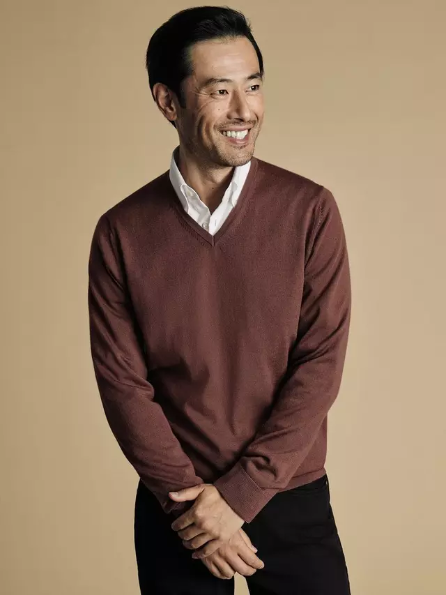 

Джемпер Charles Tyrwhitt Merino Wool V-Neck