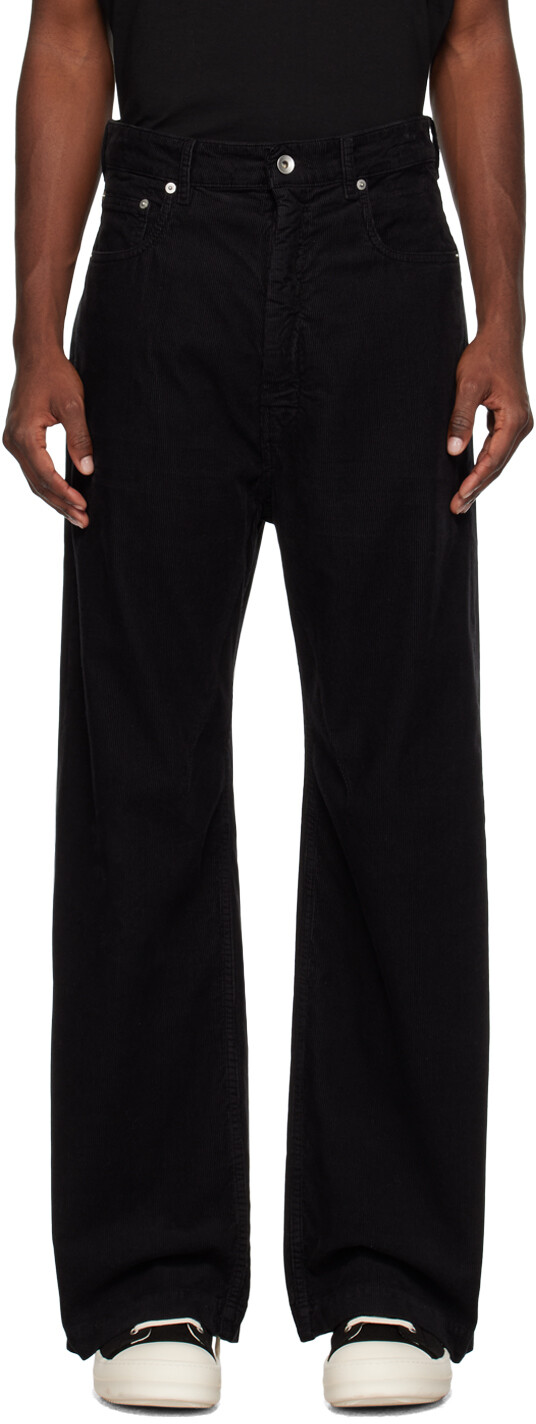 

Черные джинсы в стиле гетов Rick Owens DRKSHDW, Черный