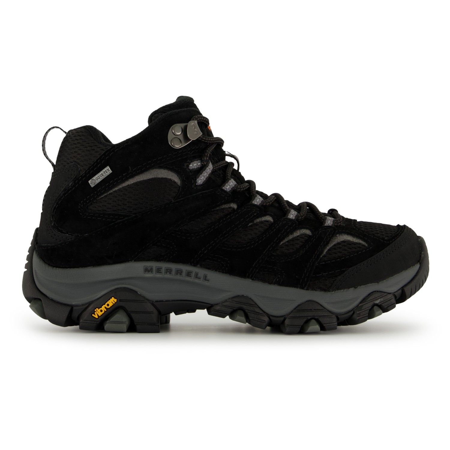 Ботинки для прогулки Merrell Women's Moab 3 Mid GTX, цвет Black/Grey