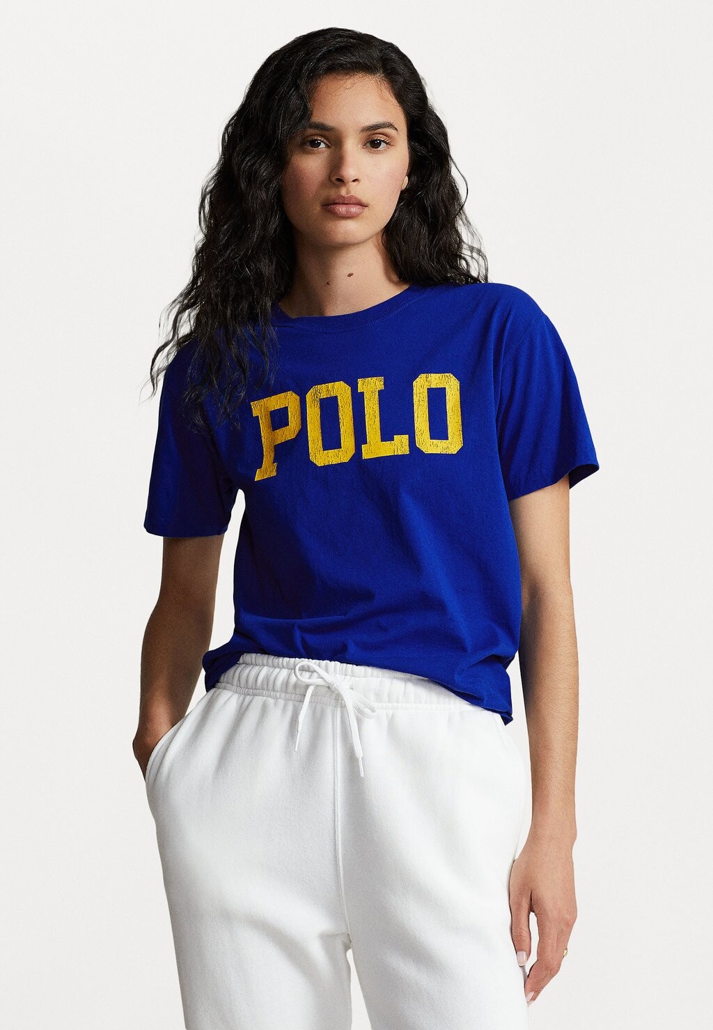

Футболка с принтом Polo Ralph Lauren, Синий