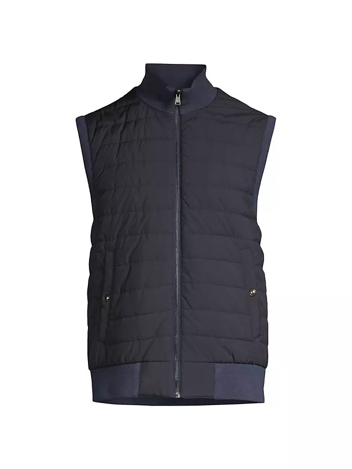 

Стеганый двусторонний жилет Ralph Lauren Purple Label, черный