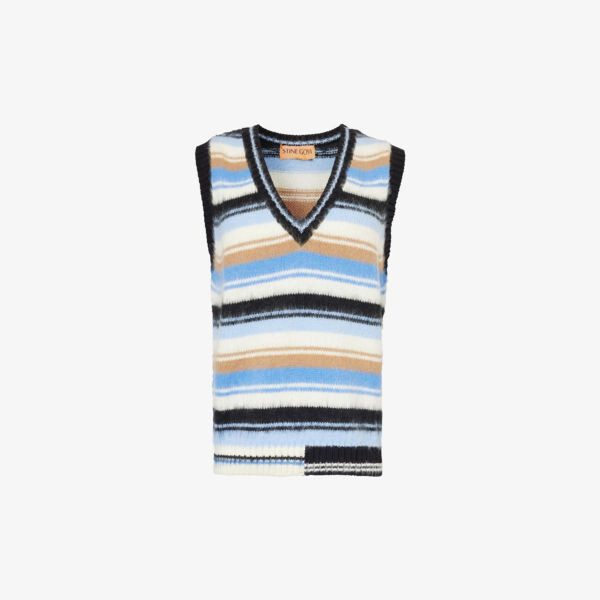 

Полосатый вязаный жилет roberta Stine Goya, цвет classic stripe