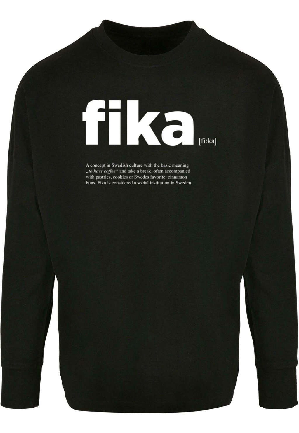 

Рубашка с длинным рукавом FIKA DEFINITION Mister Tee, цвет black