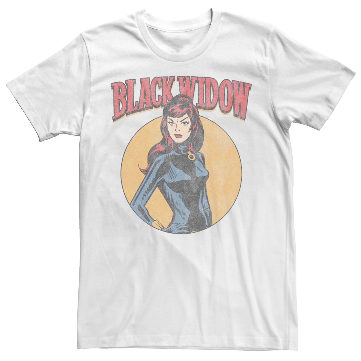 

Мужская футболка Marvel Black Widow Licensed Character, белый