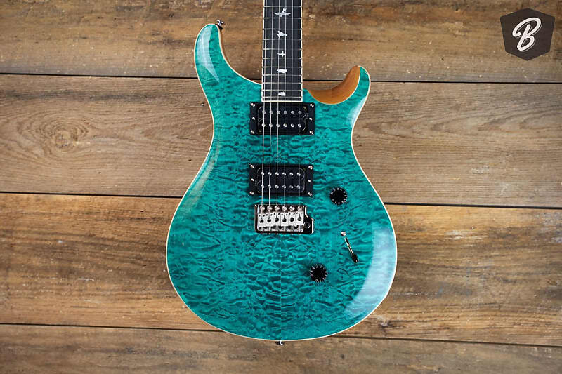

Электрогитара PRS SE Custom 24 Quilt- Turquoise w/Gig Big