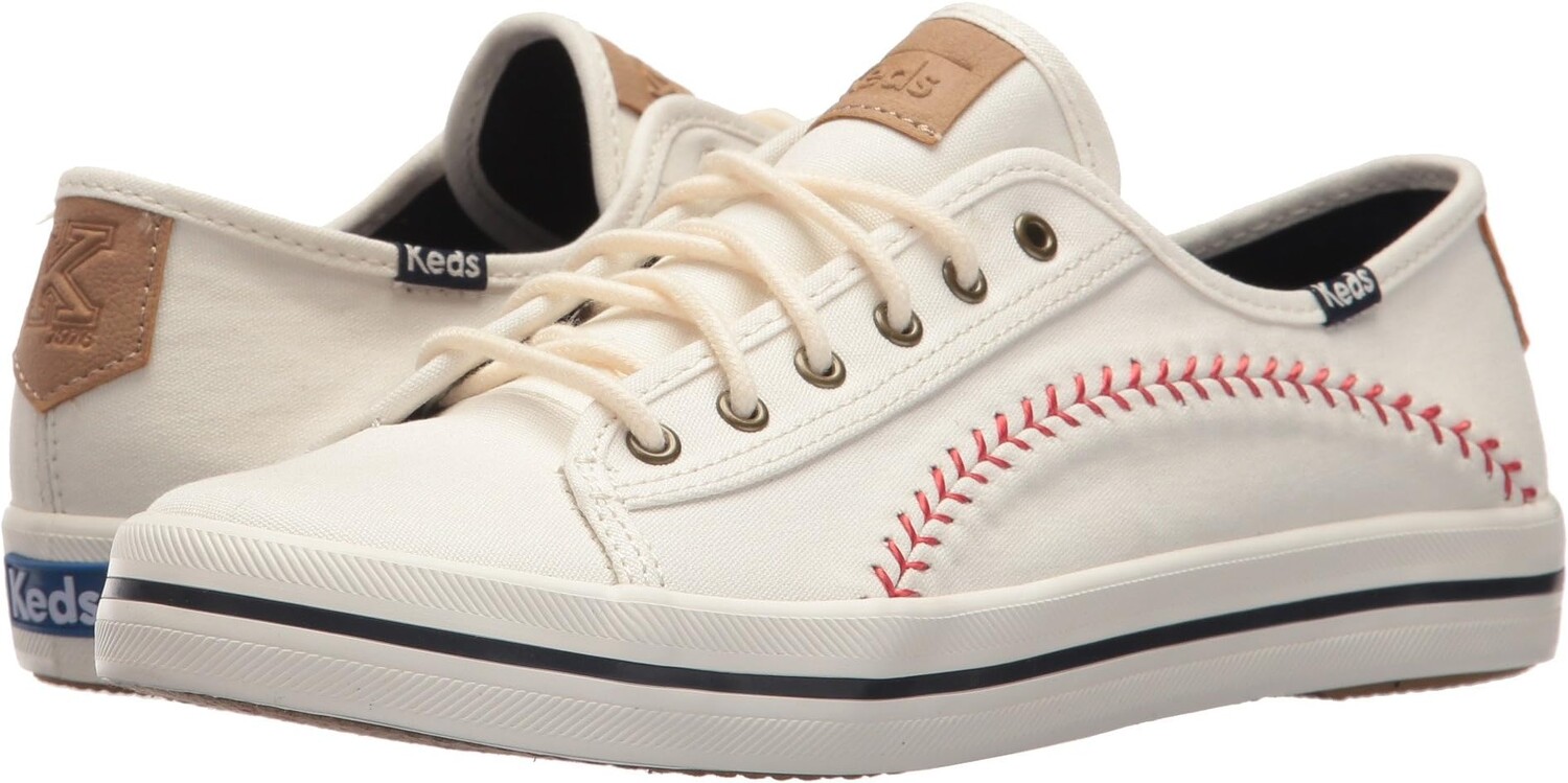 

Кроссовки Kickstart Pennant Lace Up Keds, цвет Cream