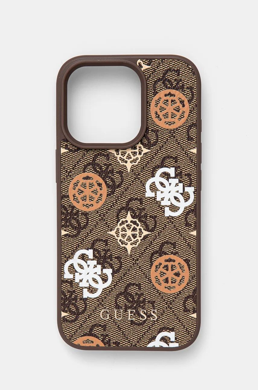 

Чехол Guess для телефона iPhone 16 Pro 6.3, коричневый