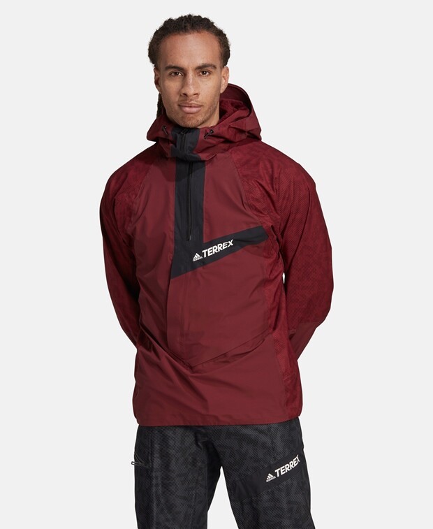 

Дождевик adidas, красный