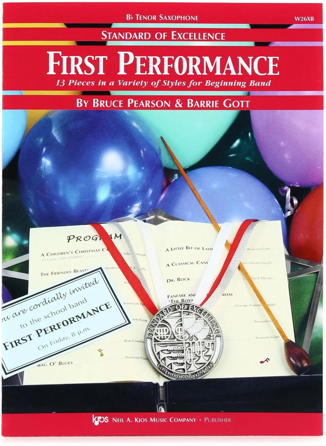 

Kjos Standard of Excellence: Первое исполнение - тенор-саксофон Bb