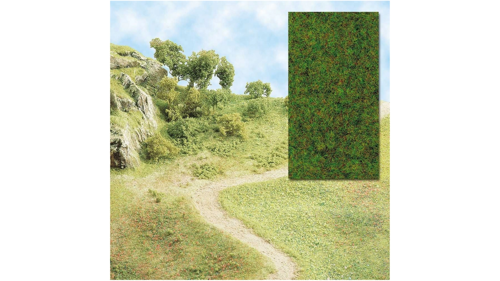 Busch Modellspielwaren Волокна травы, майский зеленый, большая упаковка