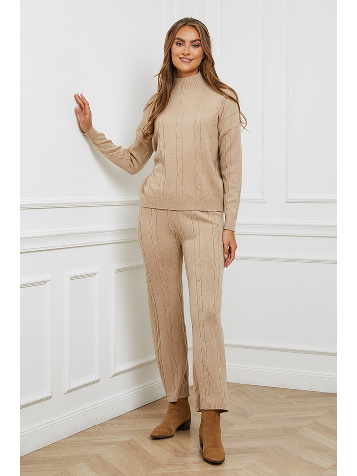 

Свитер Soft Cashmere 2tlg. Outfit, бежевый