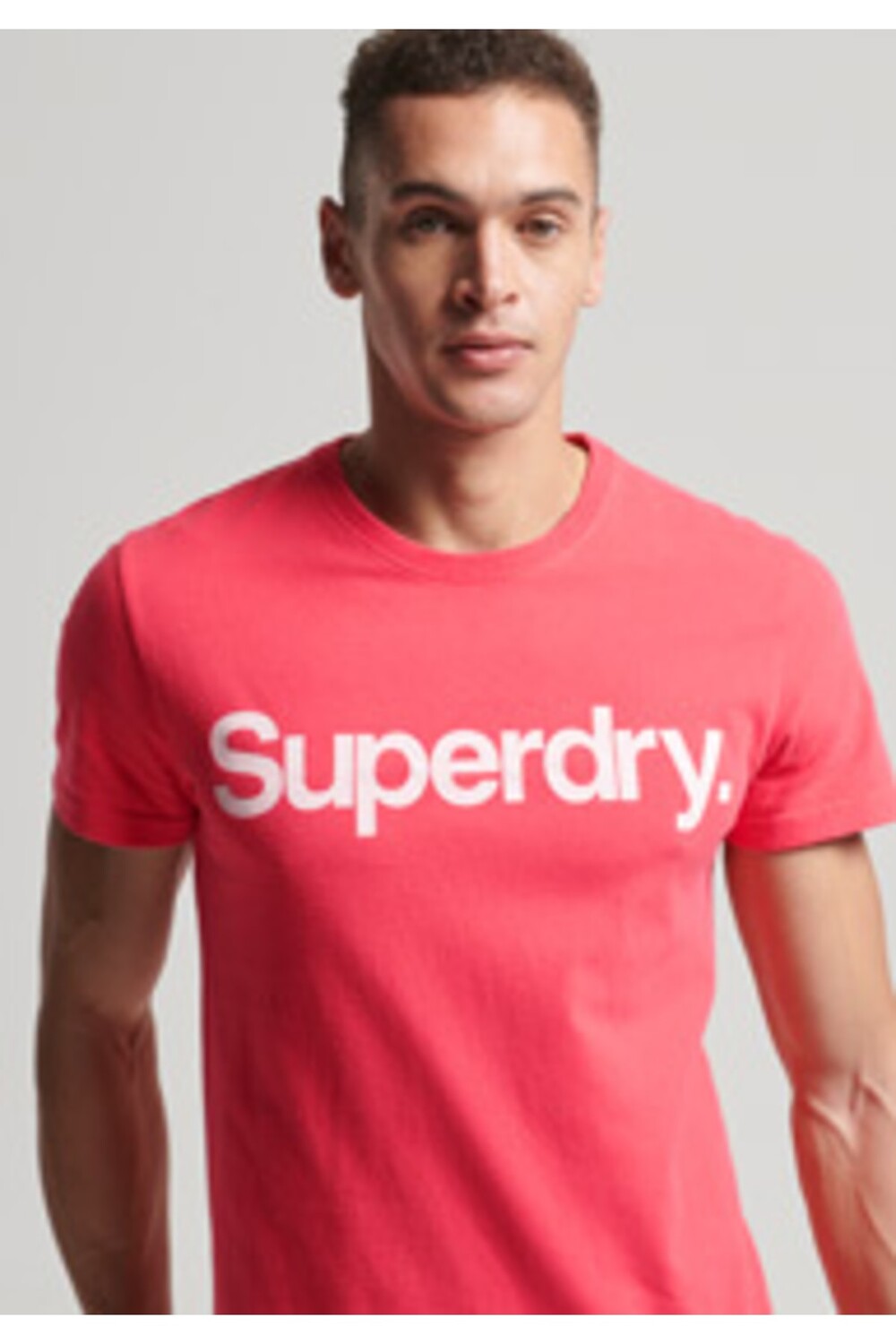 

Футболка - Розовая - Классический крой SUPERDRY, розовый