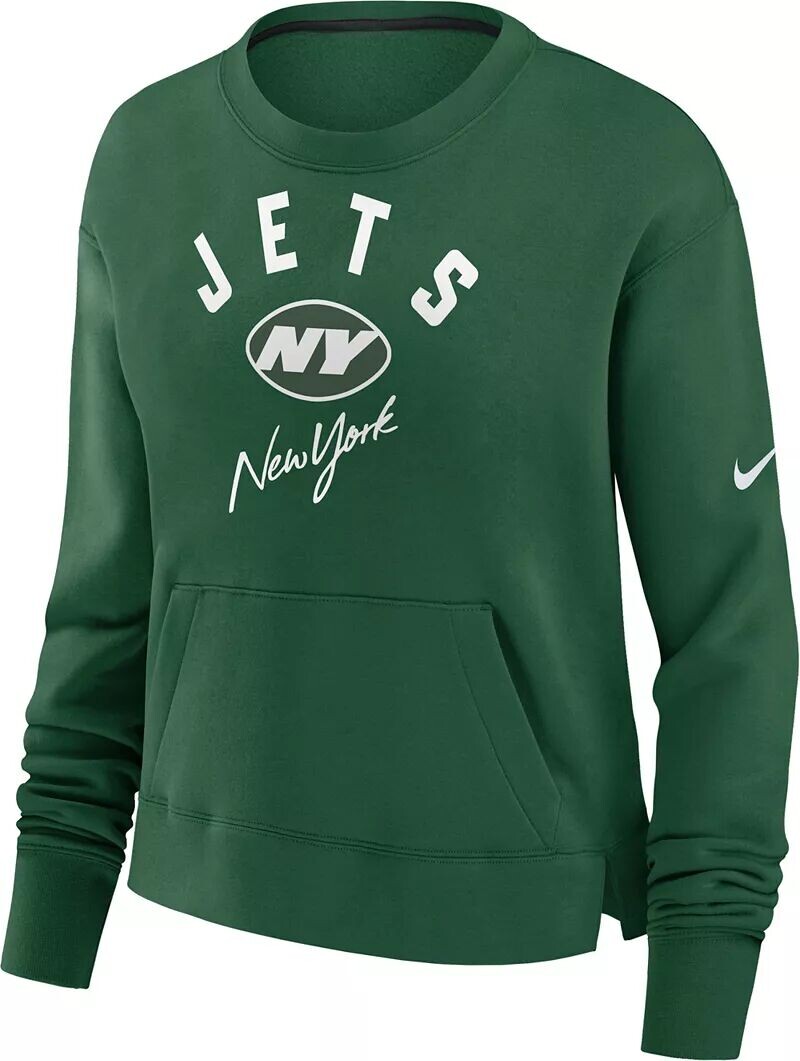 

Зеленые укороченные кроссовки Nike New York Jets Arch Team с высокими бедрами