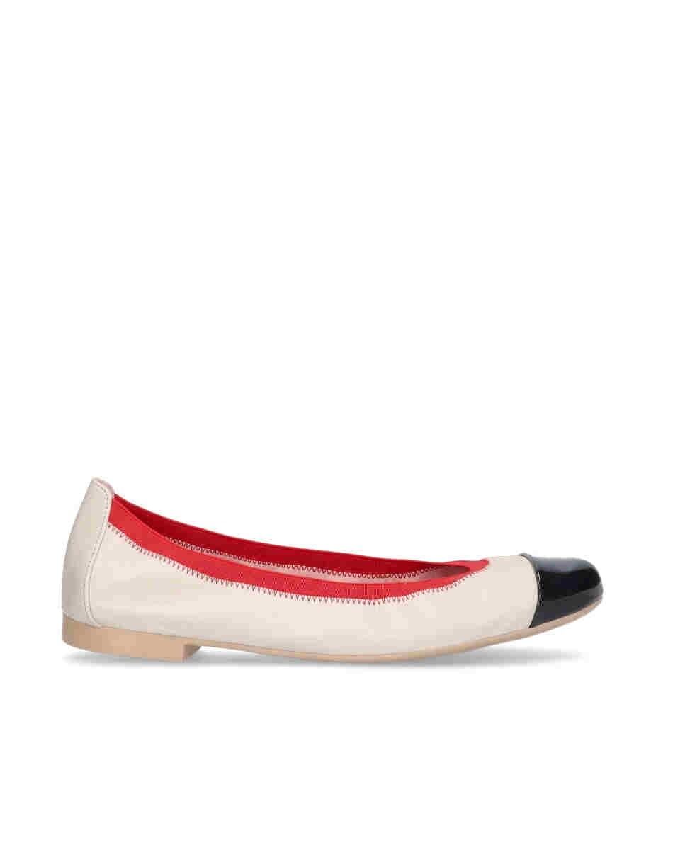 

Женские балетки из кожи наппа цвета слоновой кости Pretty Ballerinas