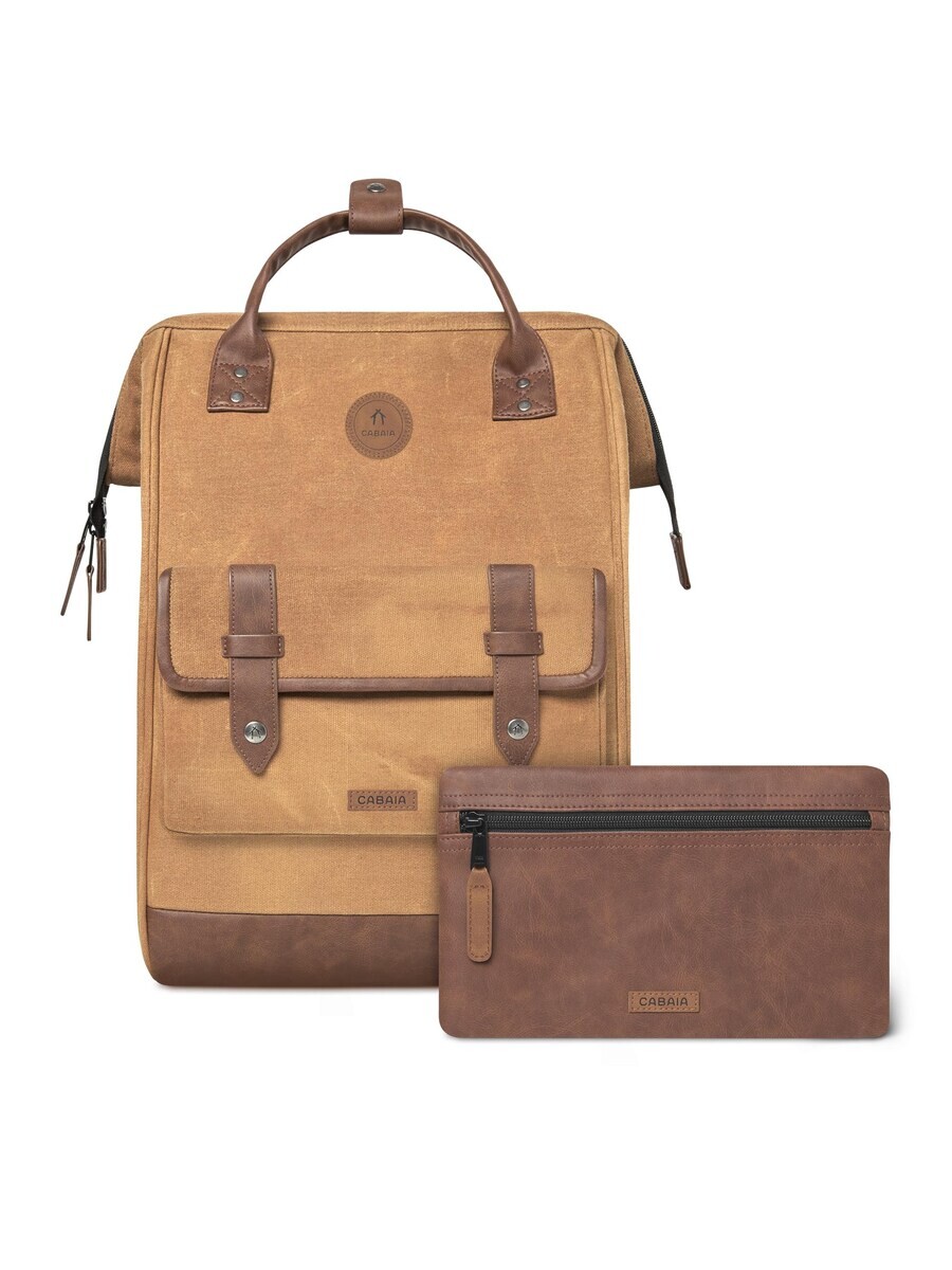 

Рюкзак Cabaia Backpack Adventurer, цвет Brown/Light brown