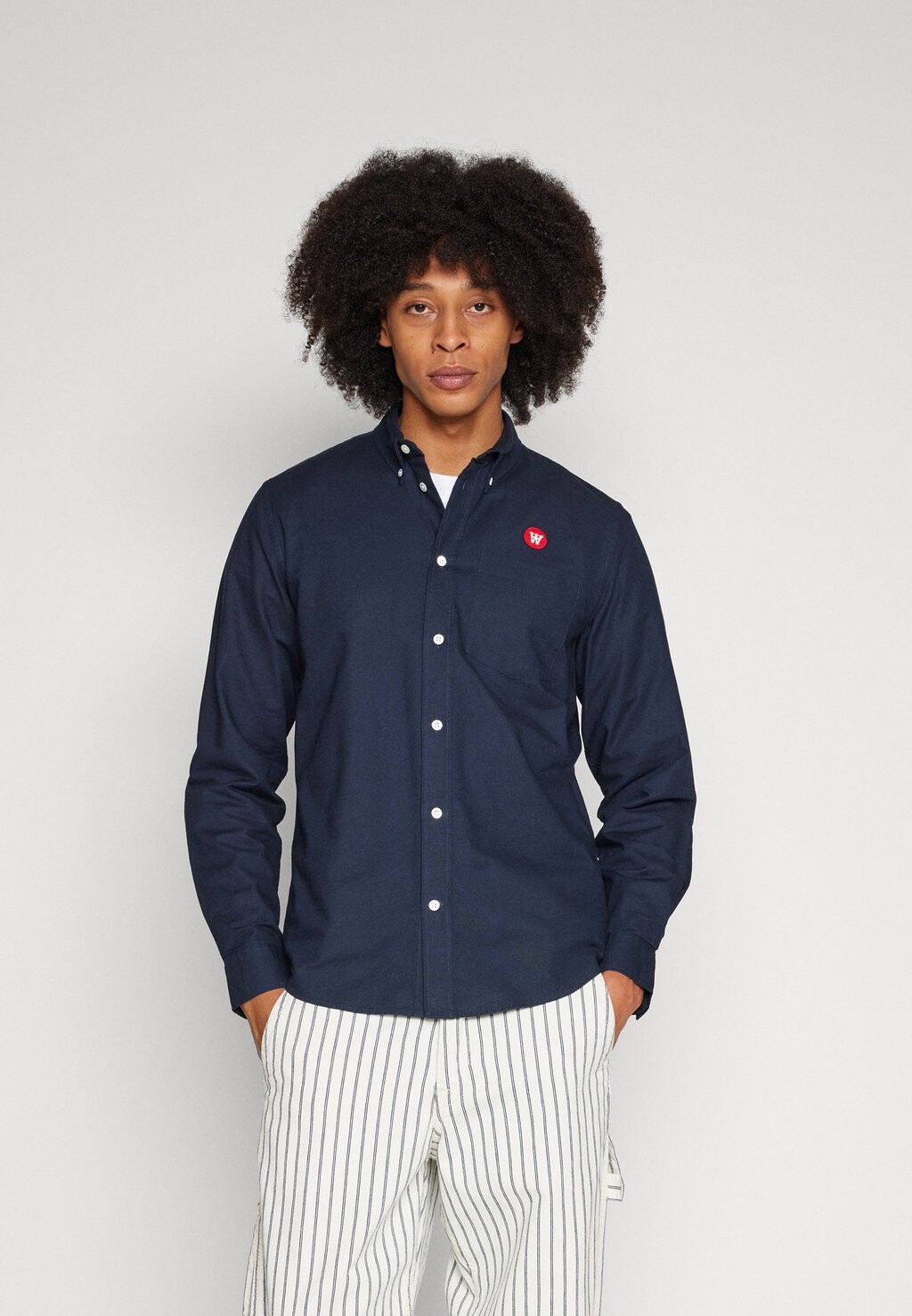 

Рубашка TED SHIRT Double A by Wood Wood, цвет navy