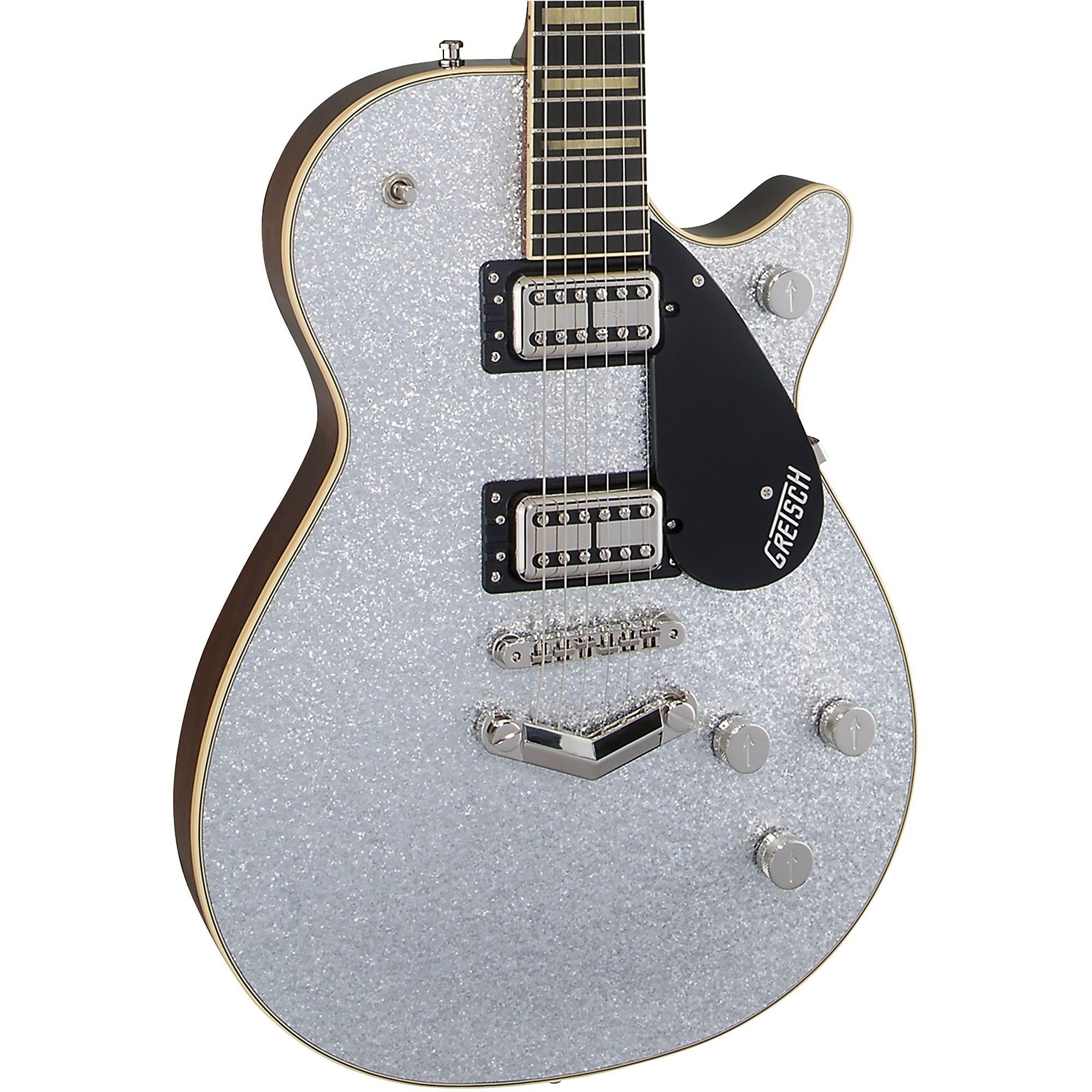 Gretsch Guitars G6229 Players Edition Jet BT Электрогитара Silver Sparkle