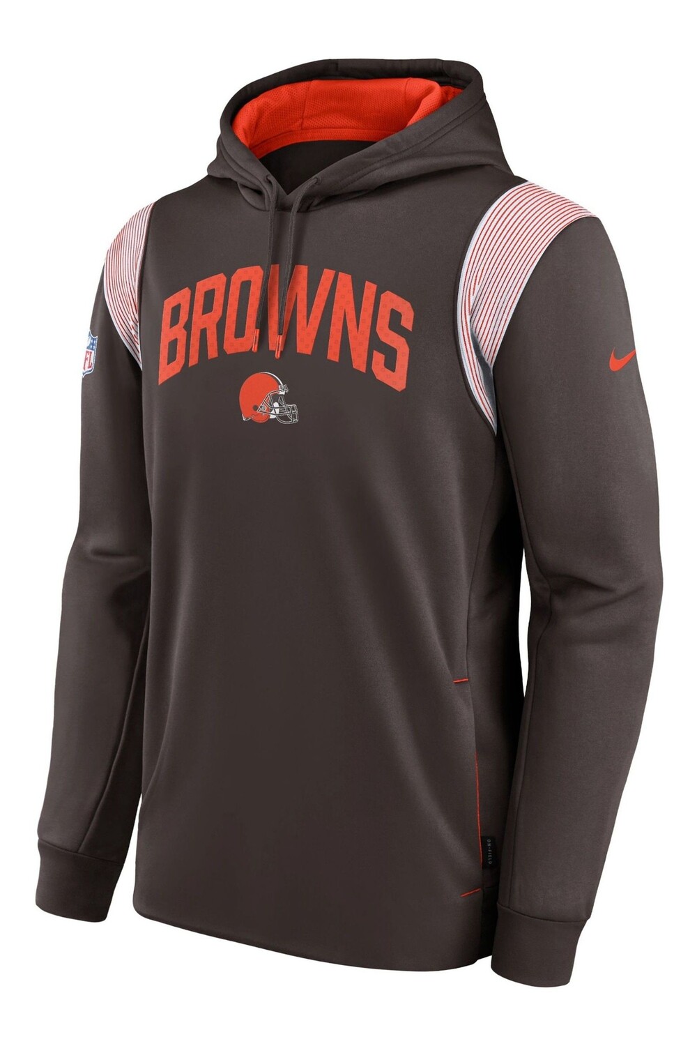 

Флисовая худи Nike Fanatics Cleveland s Thermaflex PO Nike, коричневый