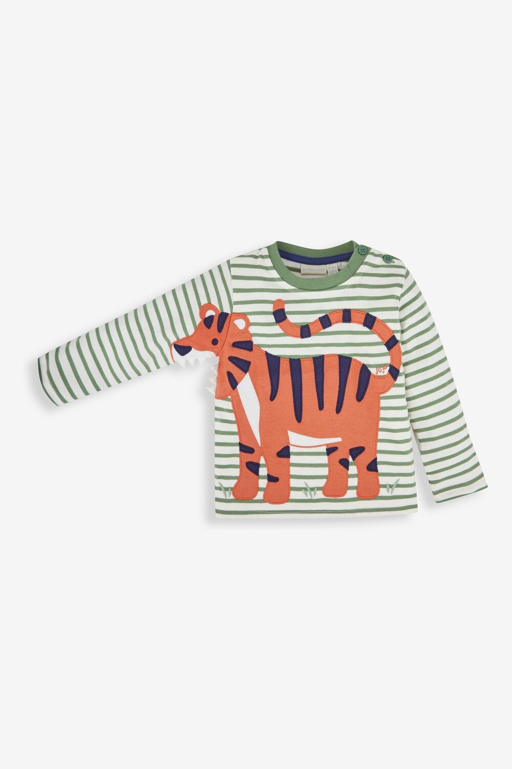 

Блузка JoJo Maman Bébé с аппликацией в виде тигра Jojo Maman Bébé, хаки