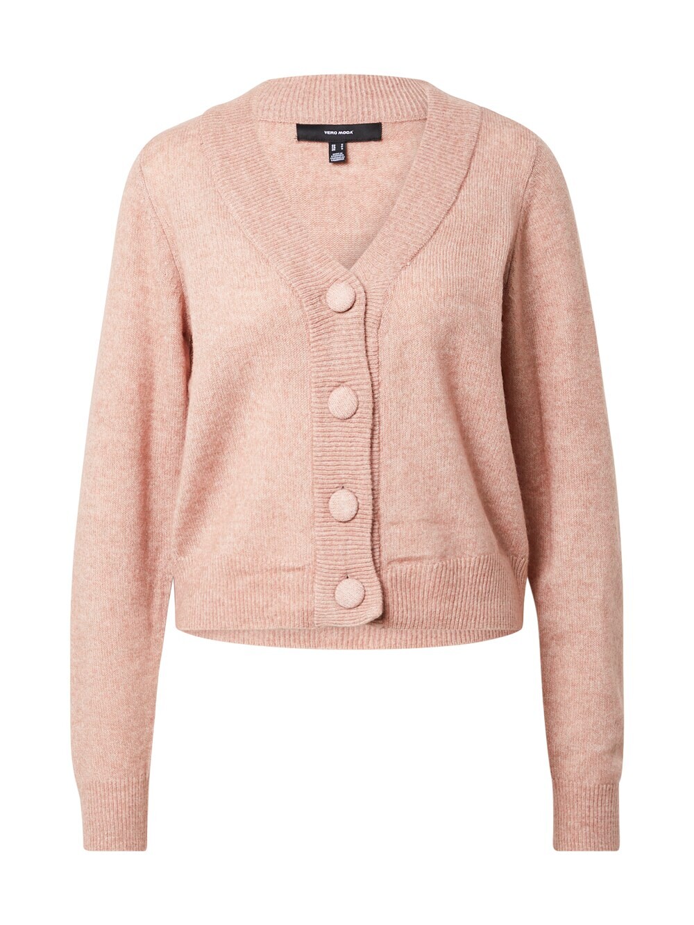 

Вязаный кардиган VERO MODA Vigga, темно-розовый