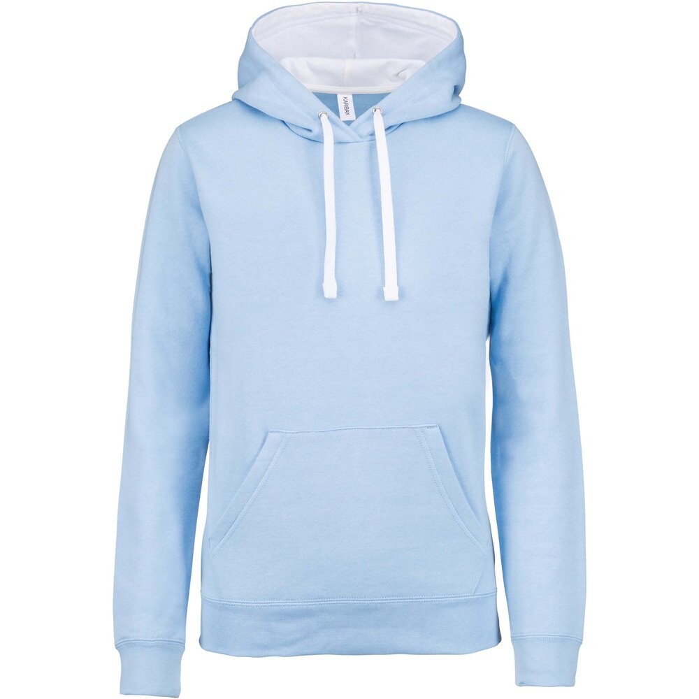 

Толстовка Kariban Hooded Contrastée, синий
