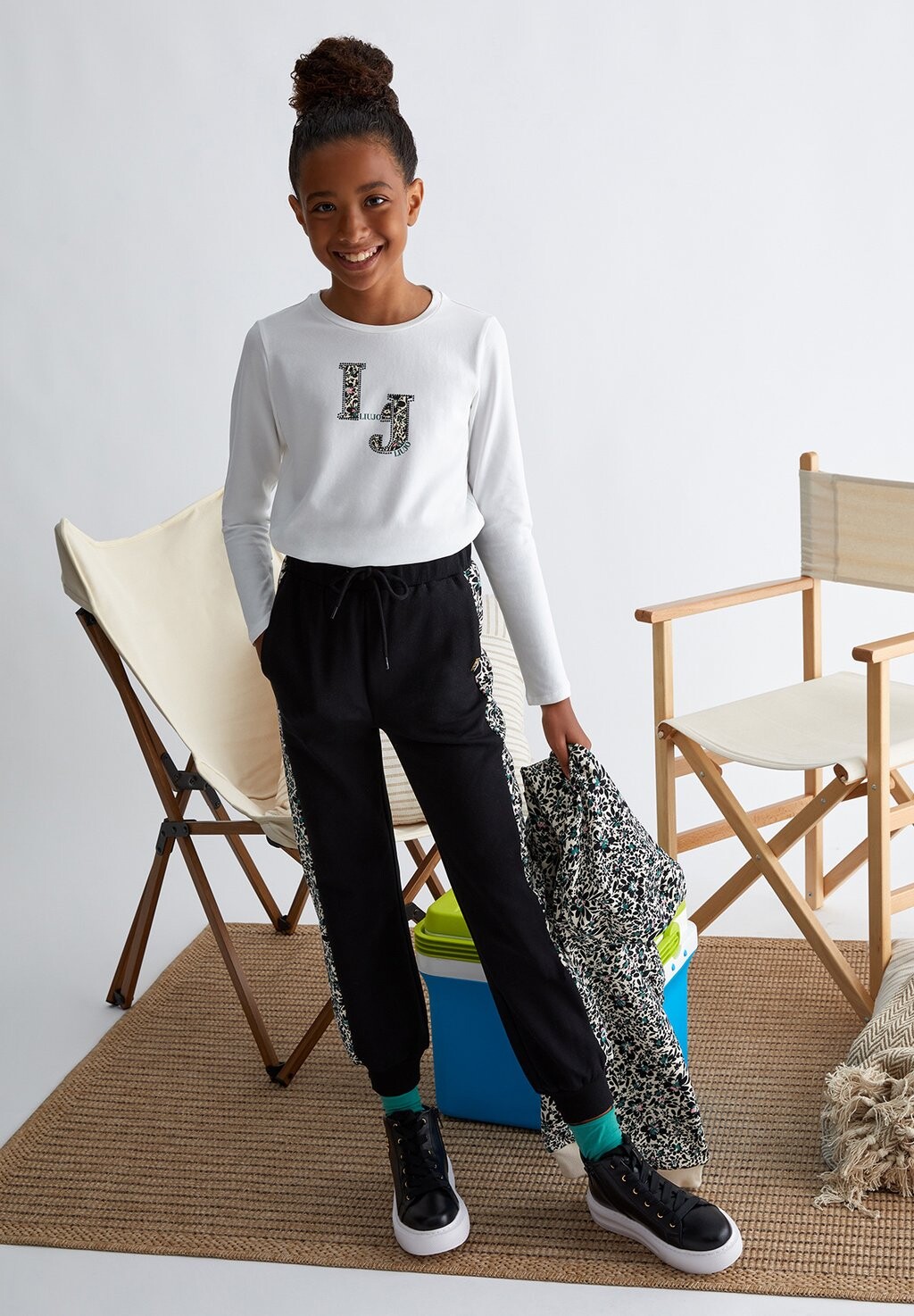 

Футболка с длинными рукавами With Logo Liu Jo Kids, белый